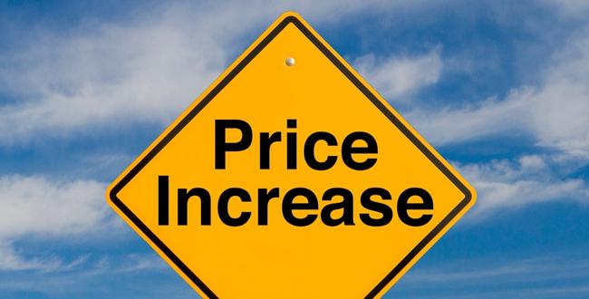 個人事業主が値上げ